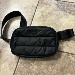 Lululemon Black Puffer Belt Bag
